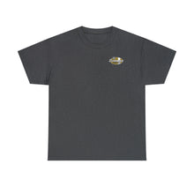 Load image into Gallery viewer, Gold speed shop surf large logo on back Heavy Cotton Tee
