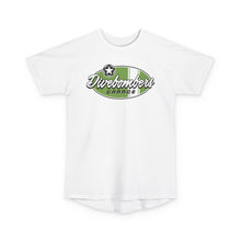 Load image into Gallery viewer, Green Divebomber Garage surf logo tall shirt