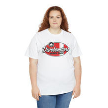 Load image into Gallery viewer, Red speed shop surf logo on front  Heavy Cotton Tee
