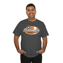 Load image into Gallery viewer, Orange Speed Shop surf logo on front Heavy Cotton Tee