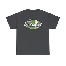 Load image into Gallery viewer, Green speed shop surf logo on front Heavy Cotton Tee
