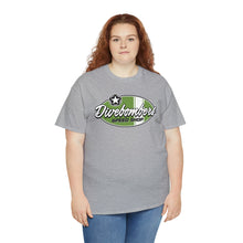 Load image into Gallery viewer, Green speed shop surf logo on front Heavy Cotton Tee