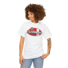 Load image into Gallery viewer, Red Garage surf logo on front Heavy Cotton Tee