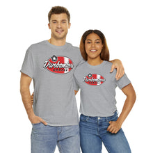 Load image into Gallery viewer, Red Garage surf logo on front Heavy Cotton Tee