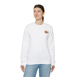 Orange Divebomber Surf Logo Unisex Heavy Blend™ Crewneck Sweatshirt