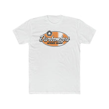 Load image into Gallery viewer, Orange speed shop surf logo large print on front