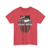 Load image into Gallery viewer, Support Violet Driving, Flag and qjet assassin design on front