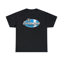Load image into Gallery viewer, Blue Garage shop surf logo on front Heavy Cotton Tee