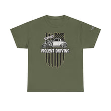 Load image into Gallery viewer, Support Violet Driving, Flag and qjet assassin design on front