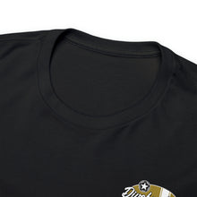 Load image into Gallery viewer, Gold speed shop surf large logo on back Heavy Cotton Tee