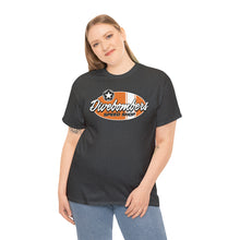 Load image into Gallery viewer, Orange Speed Shop surf logo on front Heavy Cotton Tee
