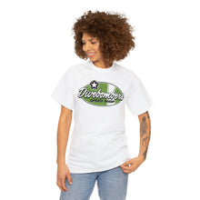 Load image into Gallery viewer, Green speed shop surf logo on front Heavy Cotton Tee
