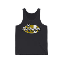 Load image into Gallery viewer, Gold garage surf logo Jersey Tank
