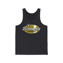 Load image into Gallery viewer, Gold garage surf logo Jersey Tank
