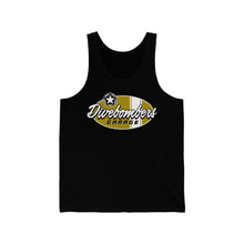 Load image into Gallery viewer, Gold garage surf logo Jersey Tank