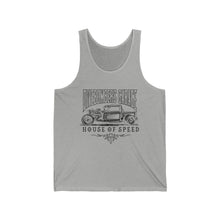 Load image into Gallery viewer, House of Speed black design Jersey Tank