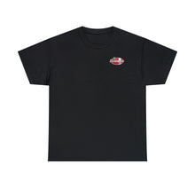 Load image into Gallery viewer, Red speed shop surf large logo on back Heavy Cotton Tee