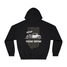 Load image into Gallery viewer, Support violet driving Qjet assassin hoodie