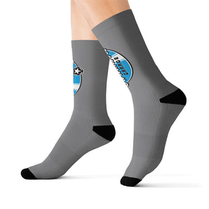 Blue Divebomber garage Socks