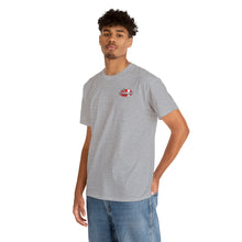 Load image into Gallery viewer, Red garage surf large logo on back  Heavy Cotton Tee
