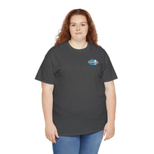 Load image into Gallery viewer, blue garage surf large logo on back  Heavy Cotton Tee
