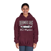 Load image into Gallery viewer, Jet Fighter hoodie large logo on front
