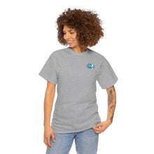 Load image into Gallery viewer, blue garage surf large logo on back  Heavy Cotton Tee
