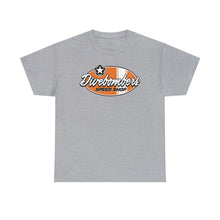 Load image into Gallery viewer, Orange Speed Shop surf logo on front  Heavy Cotton Tee
