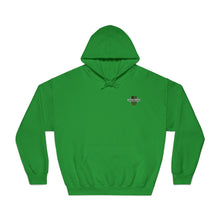 Load image into Gallery viewer, Jet Fighter hoodie large logo on back
