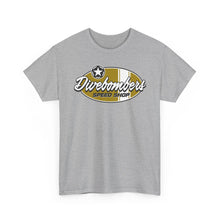 Load image into Gallery viewer, Gold speed shop surf logo on front Heavy Cotton Tee
