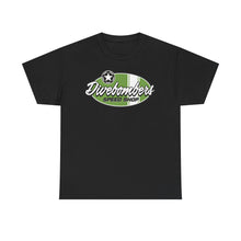 Load image into Gallery viewer, Green speed shop surf logo on front Heavy Cotton Tee
