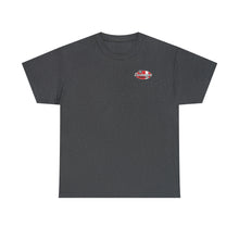 Load image into Gallery viewer, Red speed shop surf large logo on back  Heavy Cotton Tee
