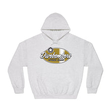Load image into Gallery viewer, Gold Divebombers speed shop surf logo hoodie
