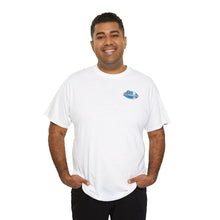 Load image into Gallery viewer, blue garage surf large logo on back  Heavy Cotton Tee
