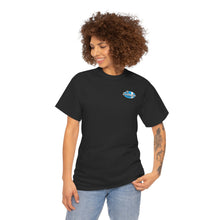 Load image into Gallery viewer, blue garage surf large logo on back  Heavy Cotton Tee
