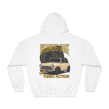 Load image into Gallery viewer, Mini Cooper turbo action  hoodie
