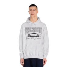 Load image into Gallery viewer, Jet Fighter hoodie large logo on front
