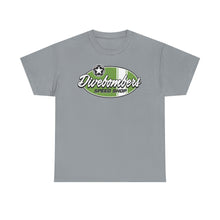 Load image into Gallery viewer, Green speed shop surf logo on front Heavy Cotton Tee
