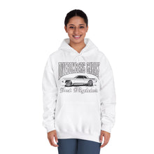 Load image into Gallery viewer, Jet Fighter hoodie large logo on front
