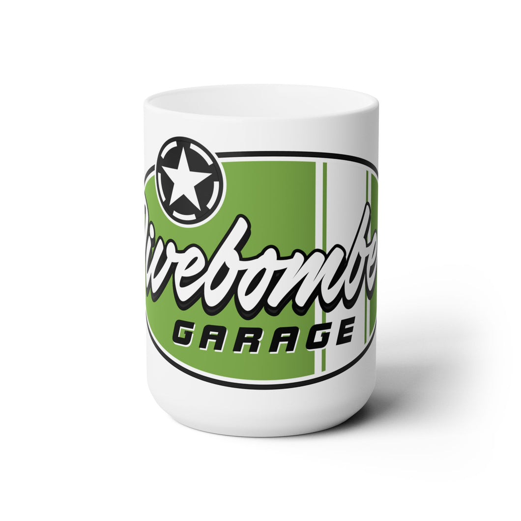 Green surf logo Ceramic Mug 15oz
