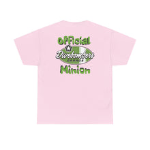Load image into Gallery viewer, minion large logo on back shirt heavy cotton tee
