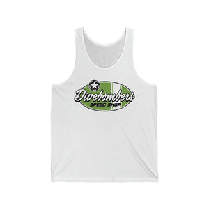 Green speed shop surf logo Jersey Tank