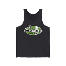 Load image into Gallery viewer, Green speed shop surf logo Jersey Tank
