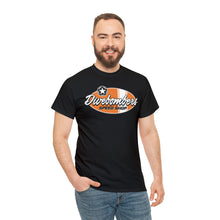 Load image into Gallery viewer, Orange Speed Shop surf logo on front  Heavy Cotton Tee
