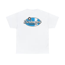 Load image into Gallery viewer, Blue garage surf large logo on back  Heavy Cotton Tee
