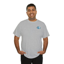 Load image into Gallery viewer, Blue garage surf large logo on back  Heavy Cotton Tee
