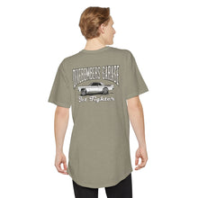 Load image into Gallery viewer, jet fighter large logo on back tall shirt

