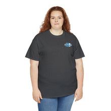 Load image into Gallery viewer, Blue garage surf large logo on back  Heavy Cotton Tee
