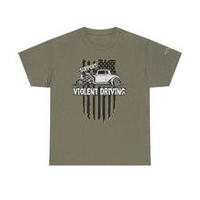 Load image into Gallery viewer, Support Violet Driving, Flag and qjet assassin design on front
