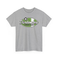 Load image into Gallery viewer, Green speed shop surf logo on front Heavy Cotton Tee
